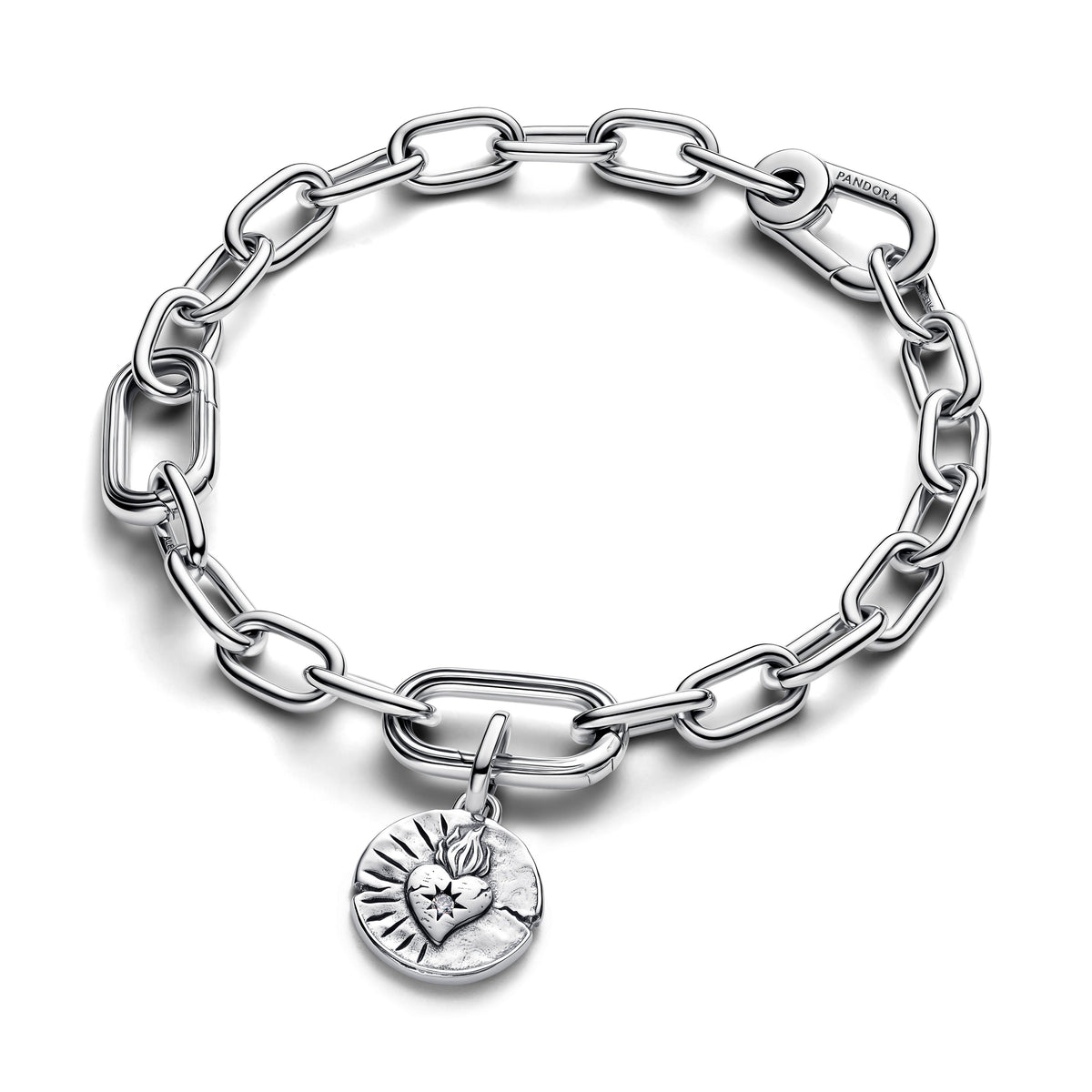 Charm – Sterling Silver – Heart Medallion
