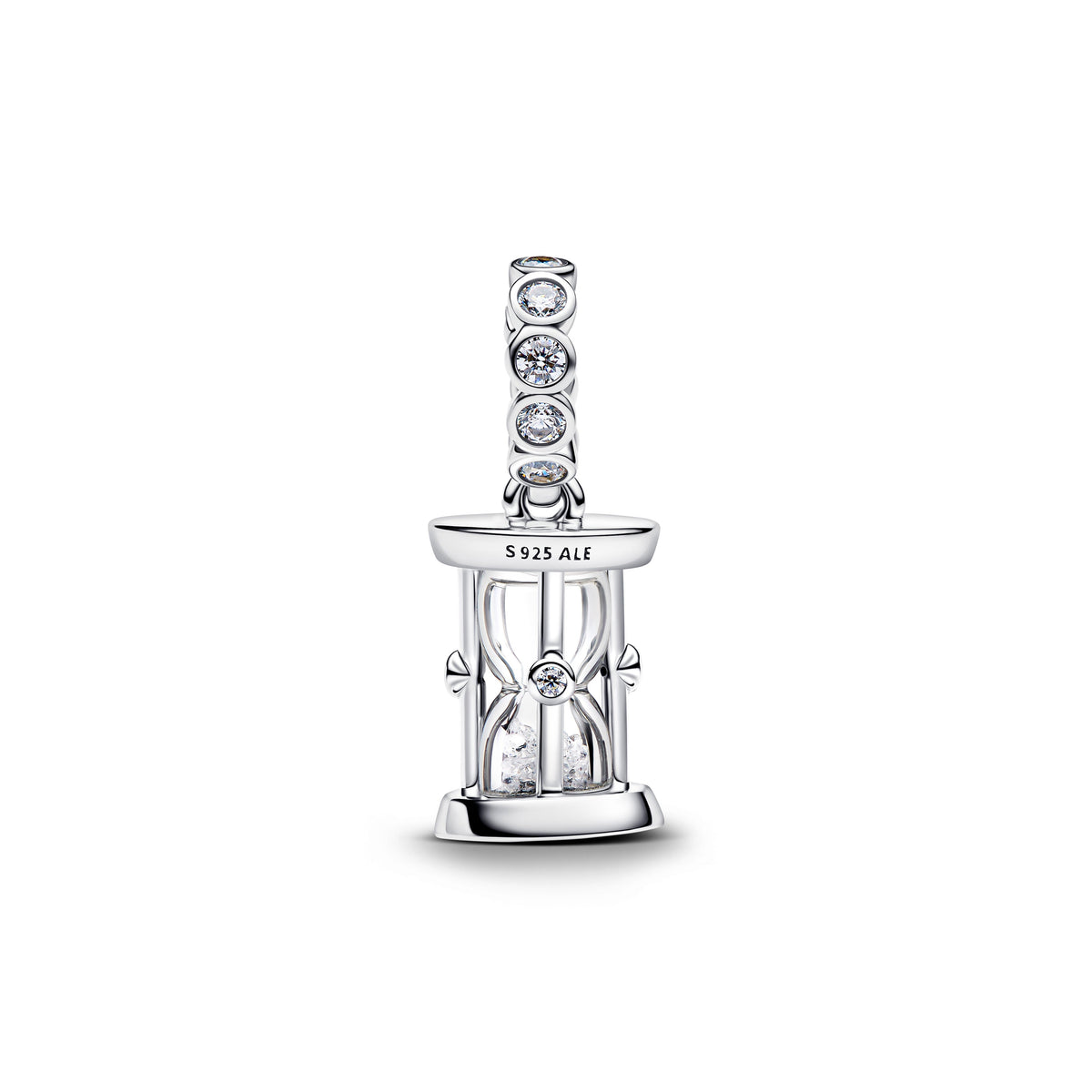 Dangle Charm – Sterling Silver – Hourglass