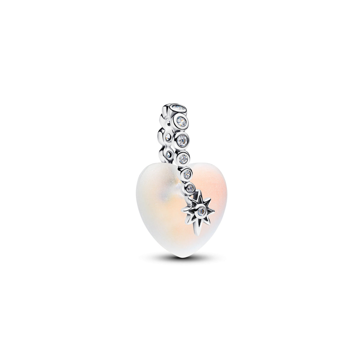 Dangle Charm – Sterling Silver – Shooting Star & Heart