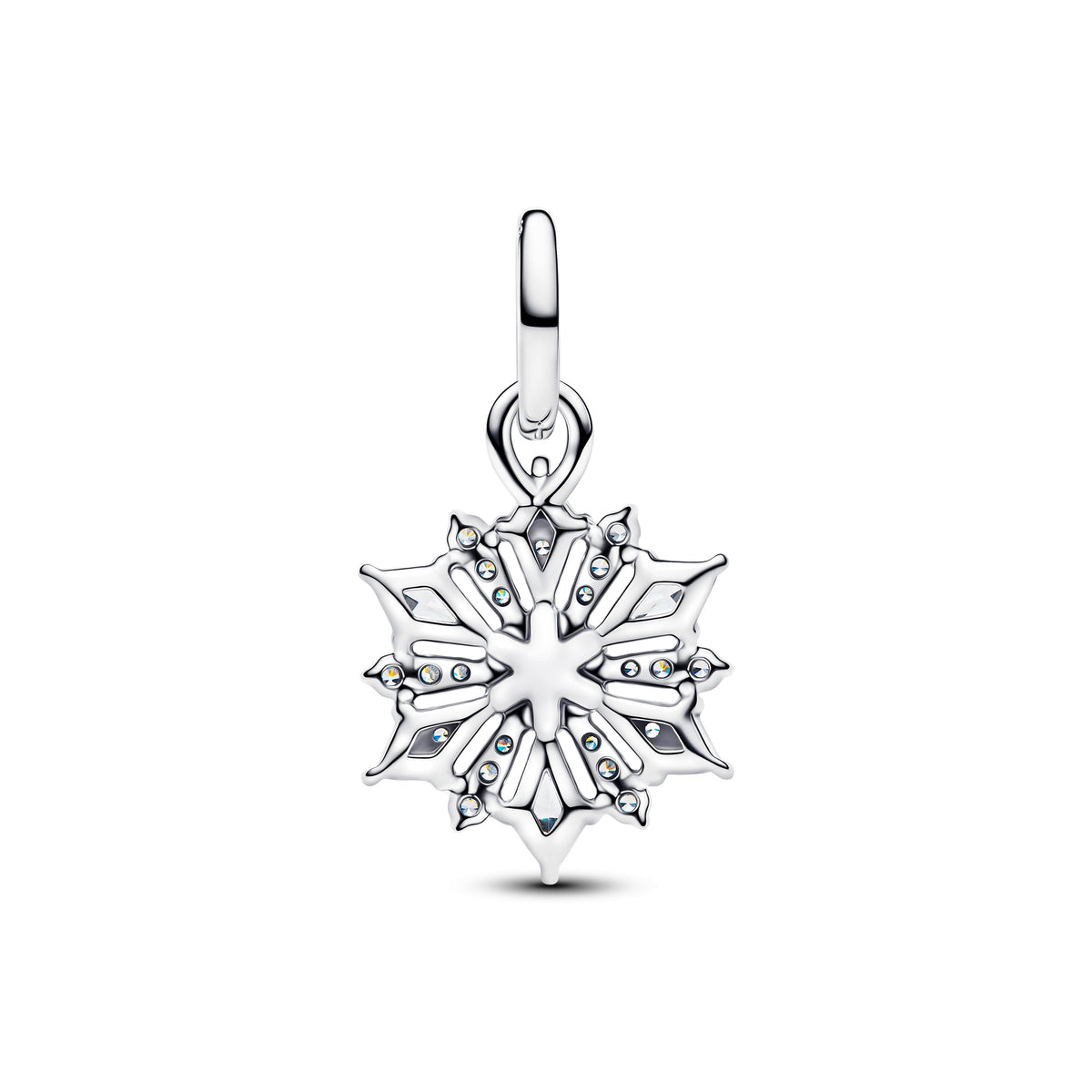 Dangle Charm – Sterling Silver – Disney Frozen Queen Elsa Snowflake
