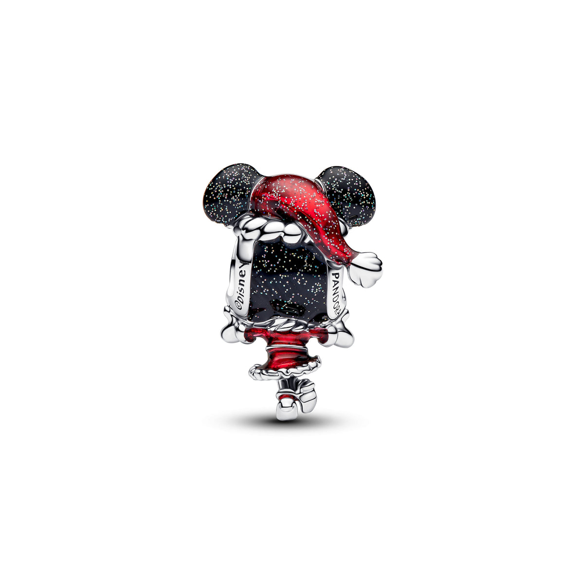 Charm – Sterling Silver – Disney Minnie Mouse Holiday