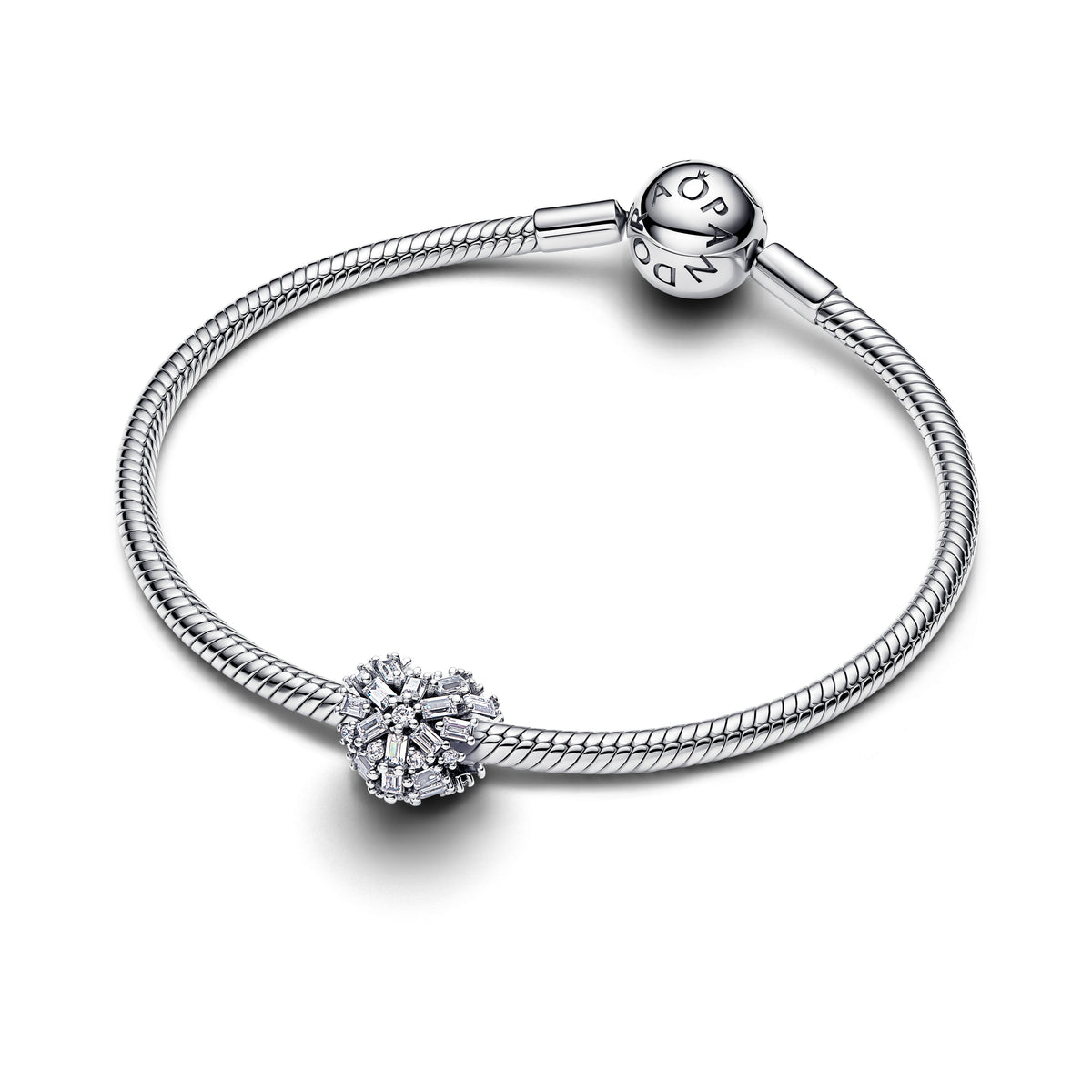 Charm – Sterling Silver – Sparkling Heart