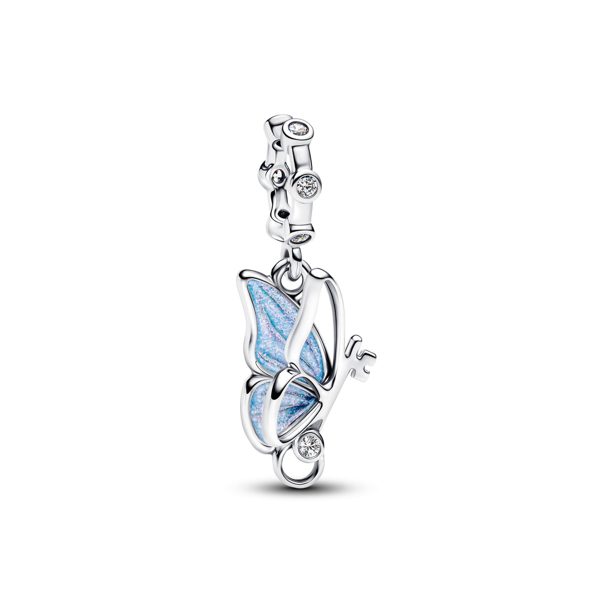 Dangle Charm – Sterling Silver – Winged