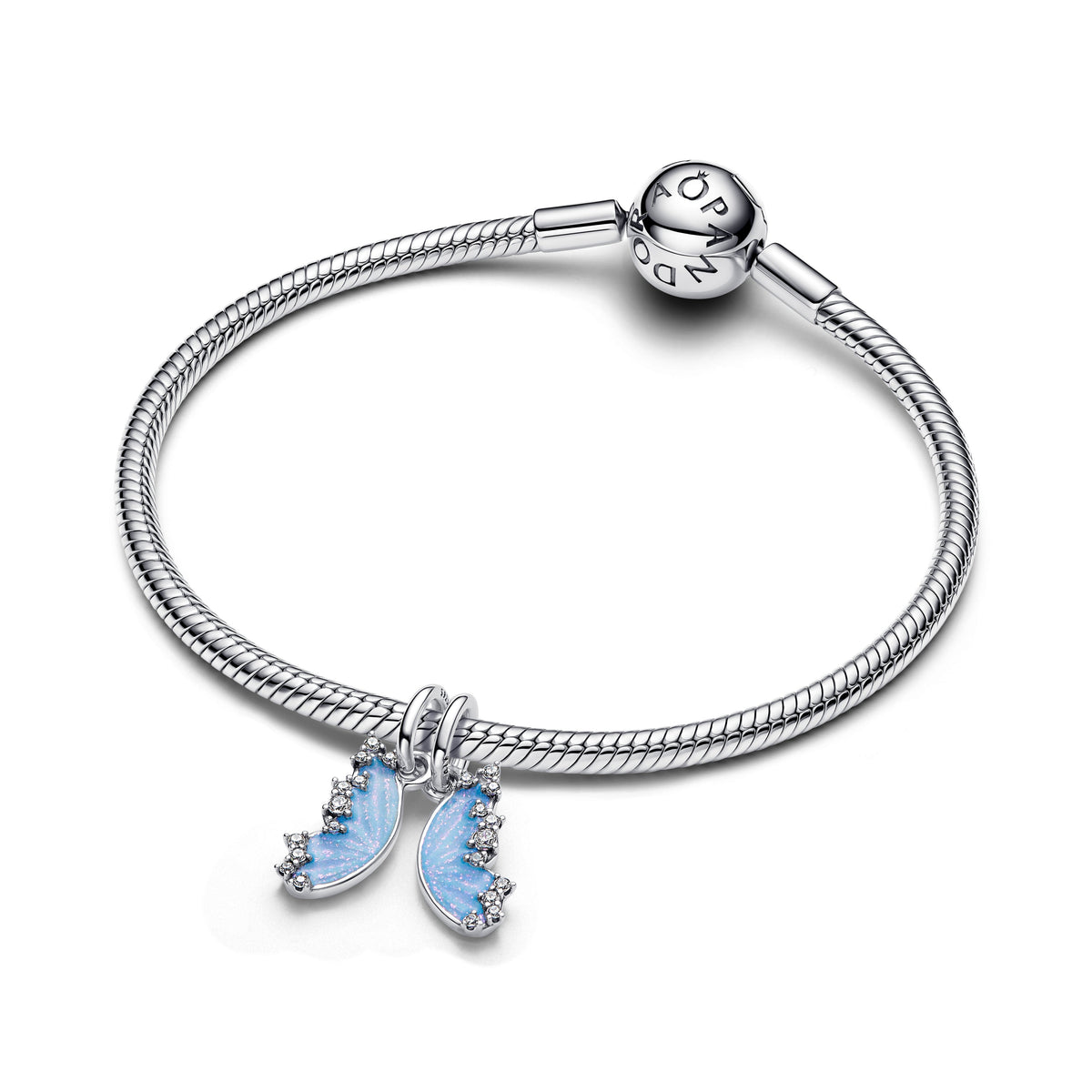 Dangle Charm – Sterling Silver – Splittable Butterfly