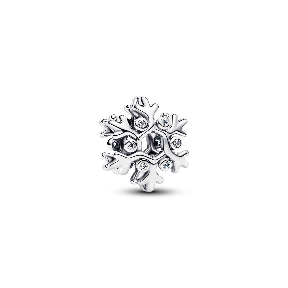 Charm – Sterling Silver – Snowflake