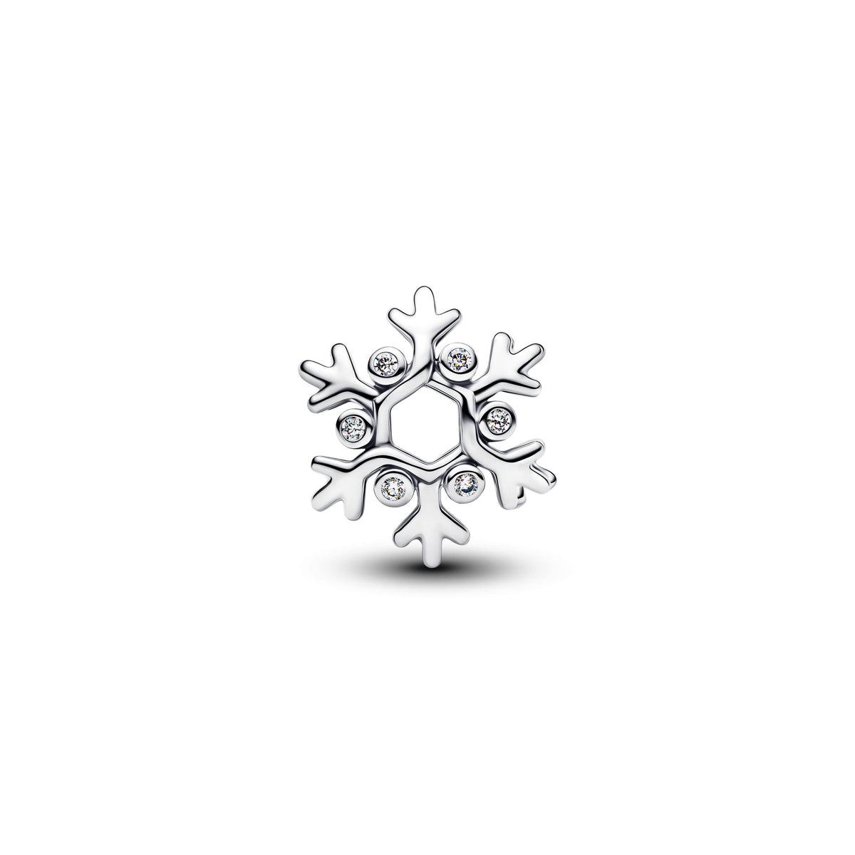 Charm – Sterling Silver – Snowflake
