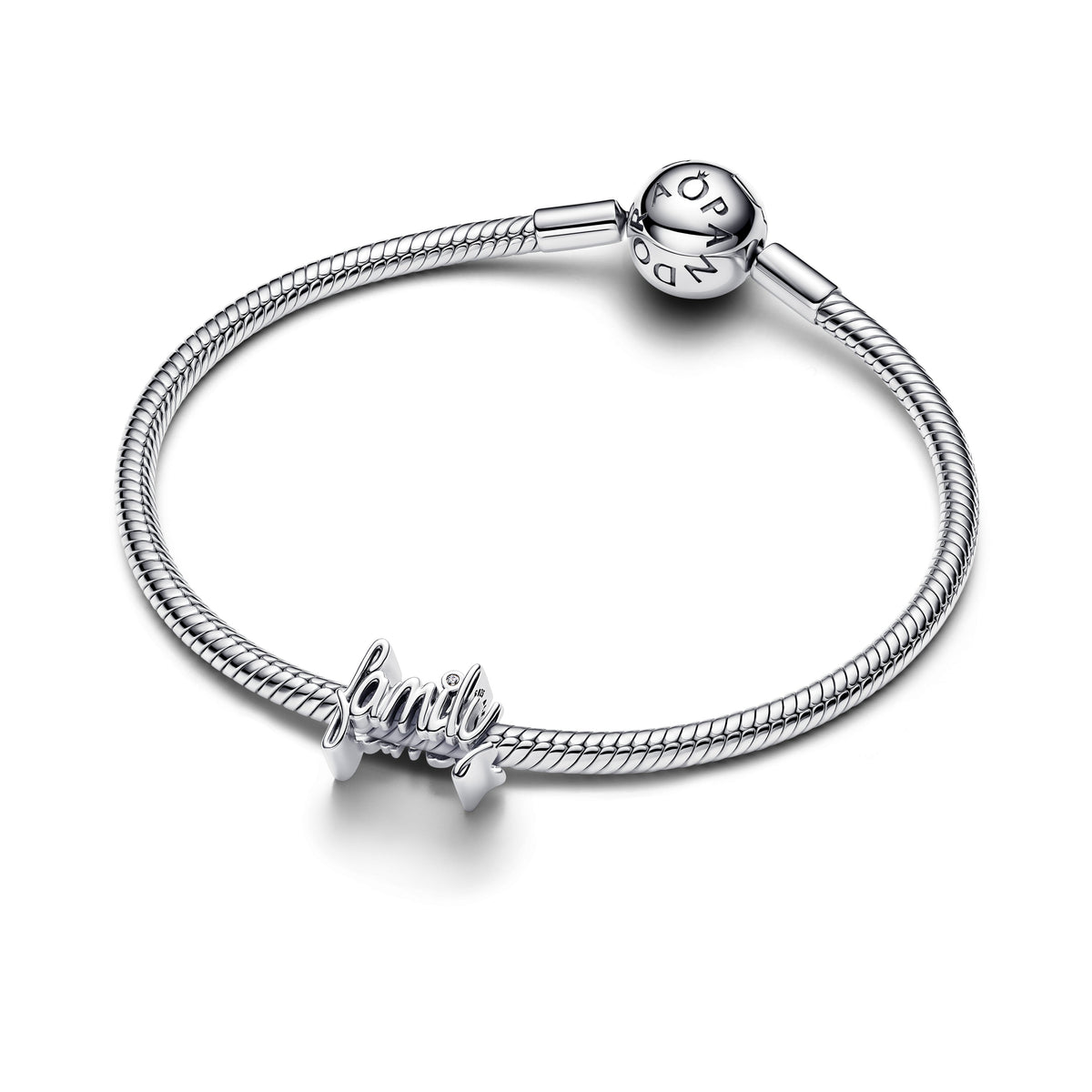 Charm – Sterling Silver – Handwritten Family
