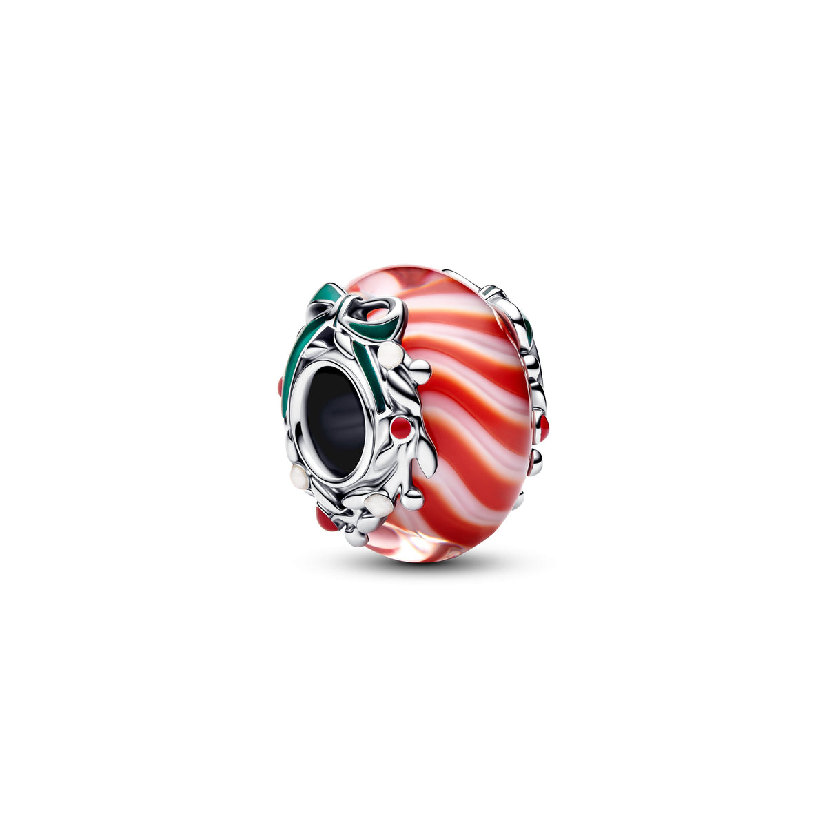 Charm – Sterling Silver – Candy Murano Glass