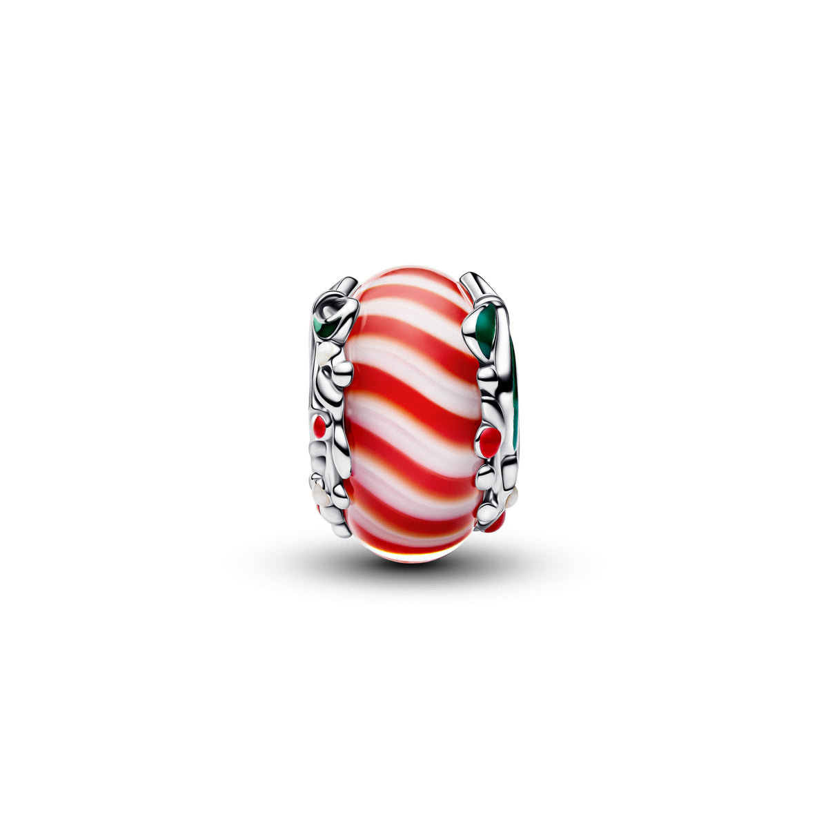 Charm – Sterling Silver – Candy Murano Glass