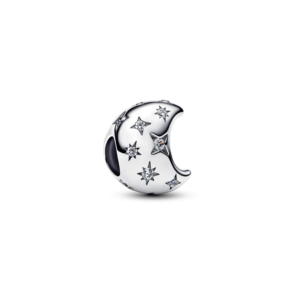 Charm – Sterling Silver – Crescent Moon