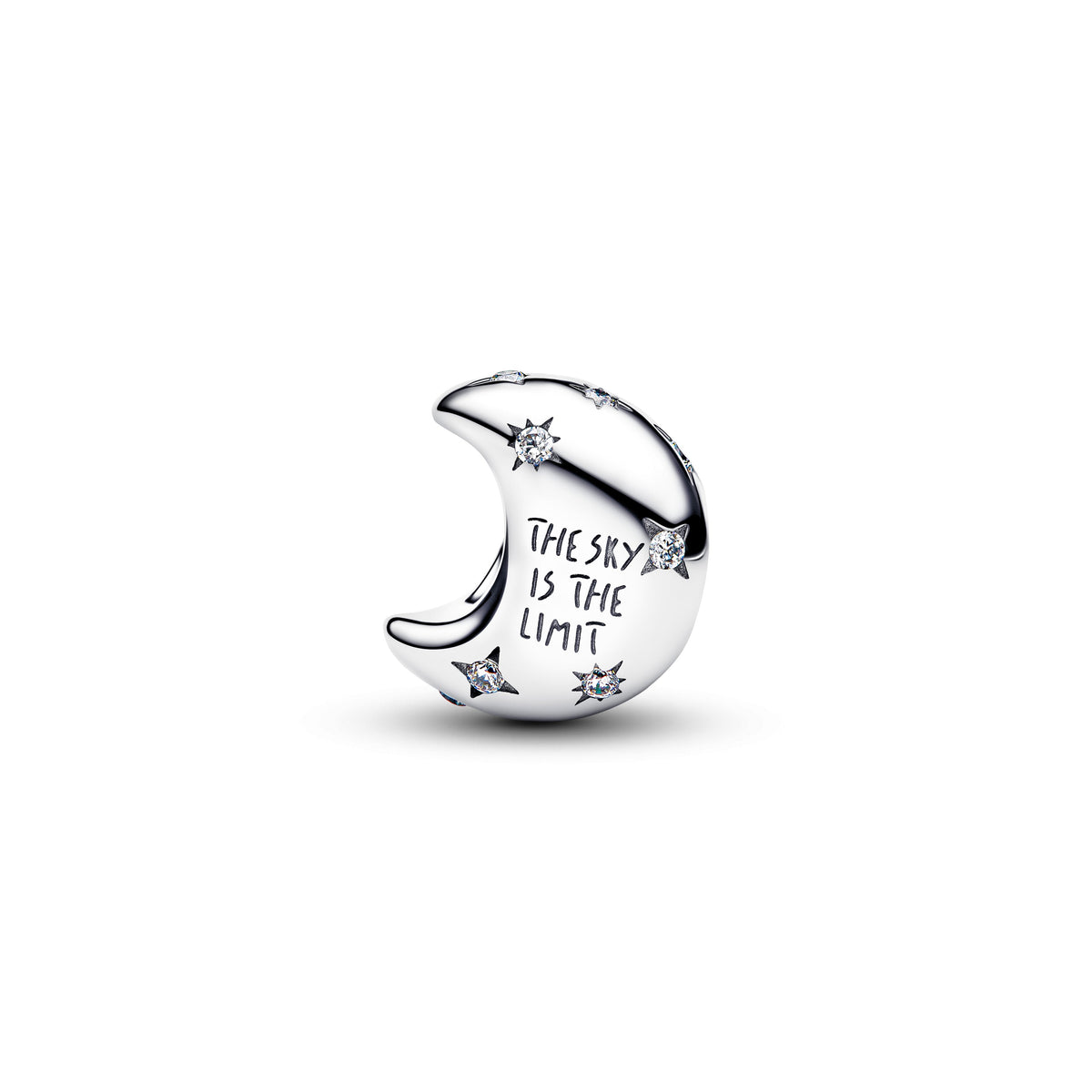 Charm – Sterling Silver – Crescent Moon