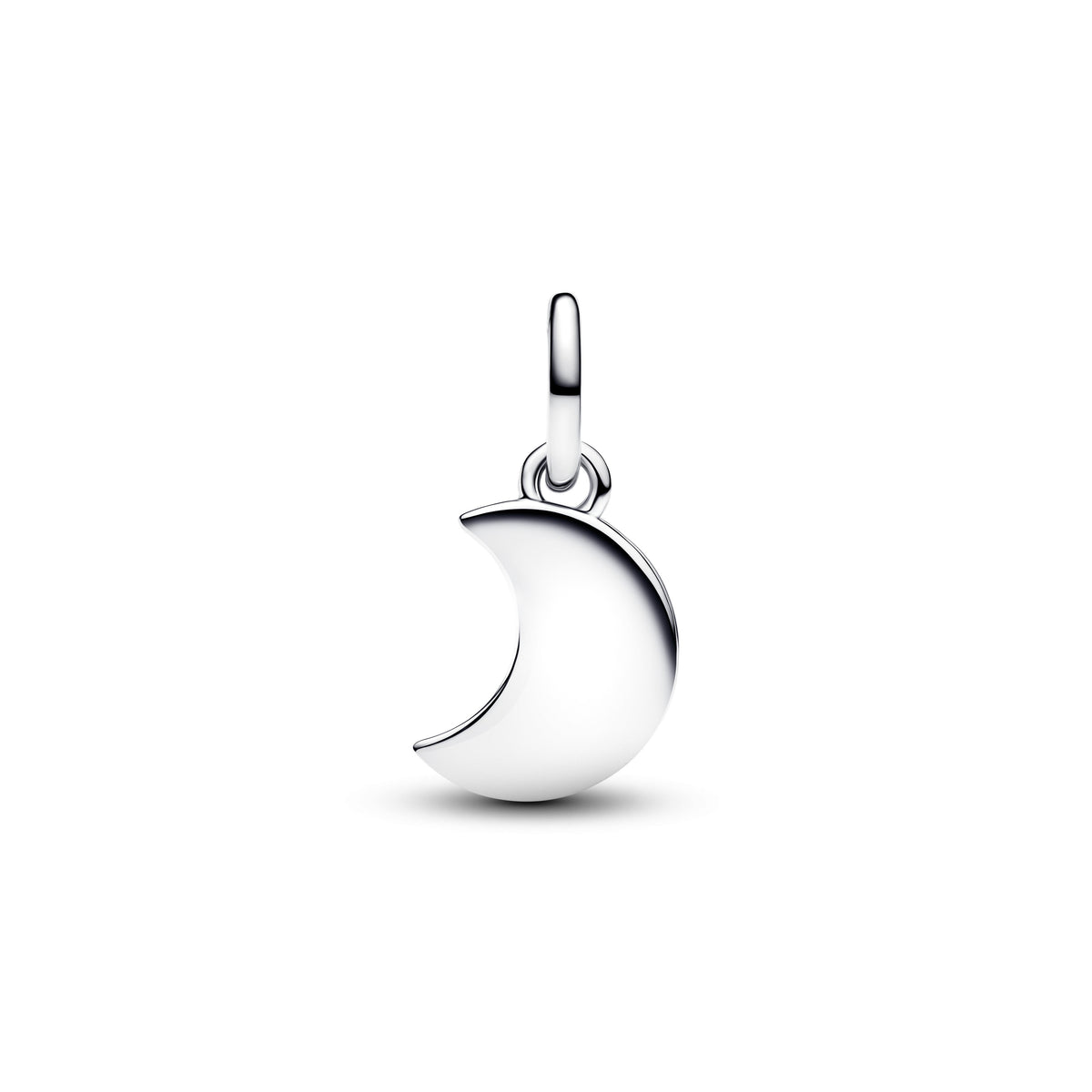 Dangle Charm – Sterling Silver – Crescent Moon Double