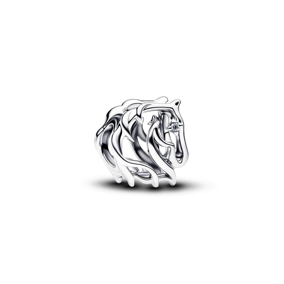 Charm – Sterling Silver – Horse Openwork