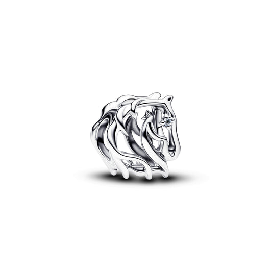 Charm – Sterling Silver – Horse Openwork