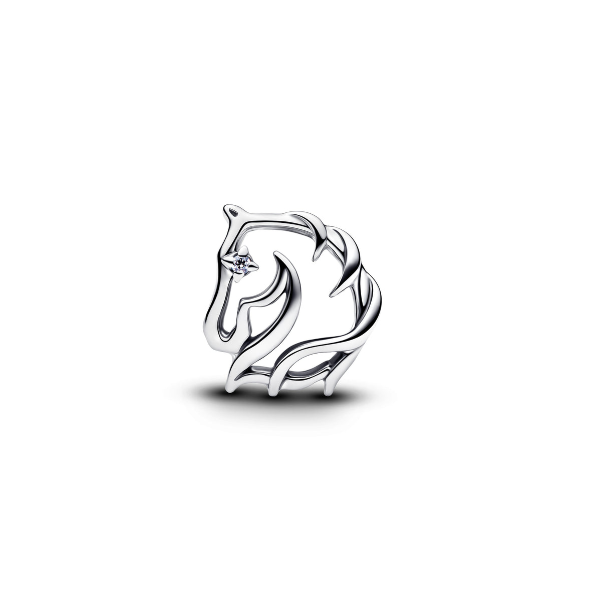 Charm – Sterling Silver – Horse Openwork
