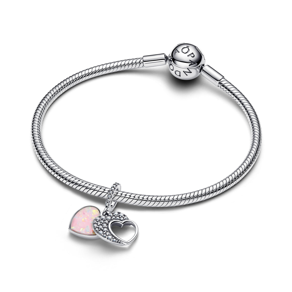 Dangle Charm – Sterling Silver – Beautiful Mother Double
