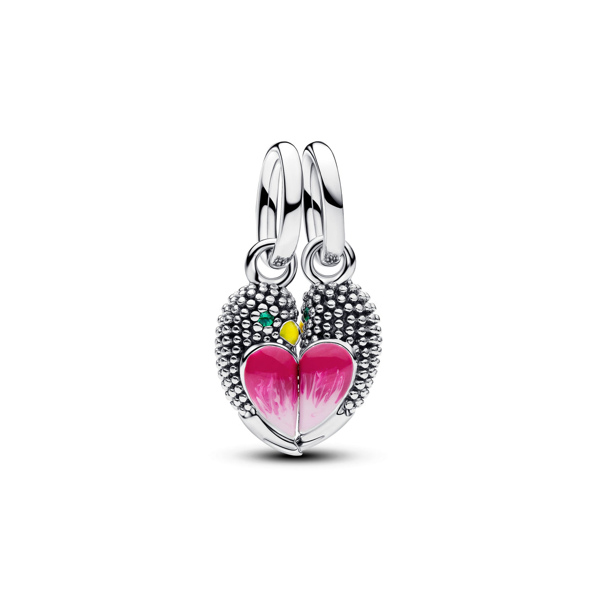Dangle Charm – Sterling Silver – Love Birds Splittable