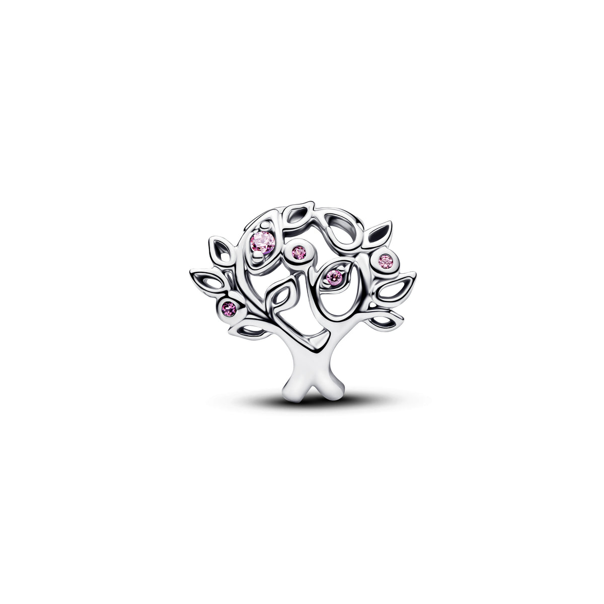 Charm – Sterling Silver – Family Tree Openwork
