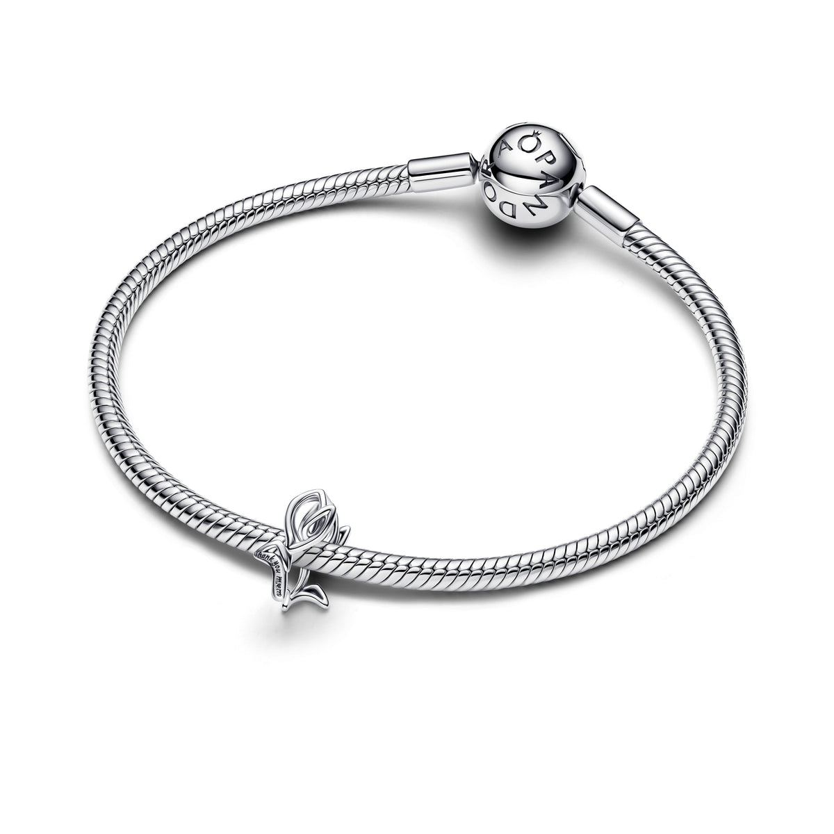 Charm – Sterling Silver – Tulip Openwork