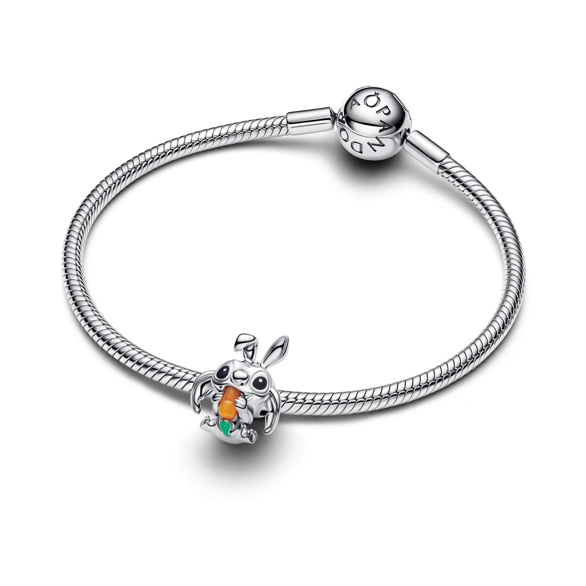 Charm – Sterling Silver – Disney Stitch Easter Bunny