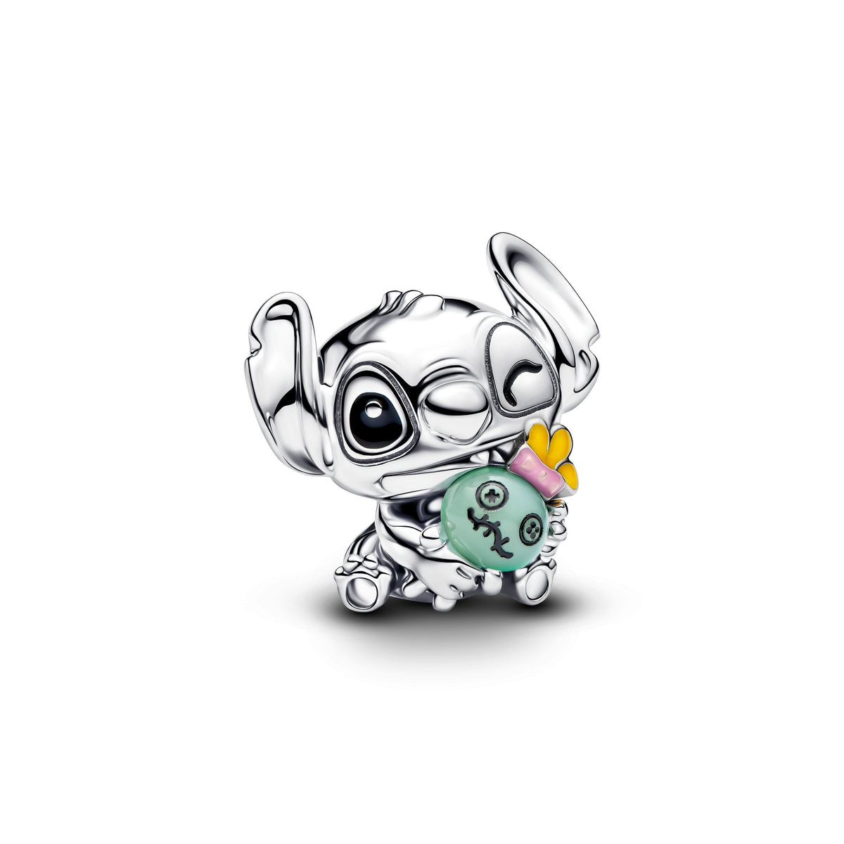 Charm – Sterling Silver – Disney Stitch & Scrump