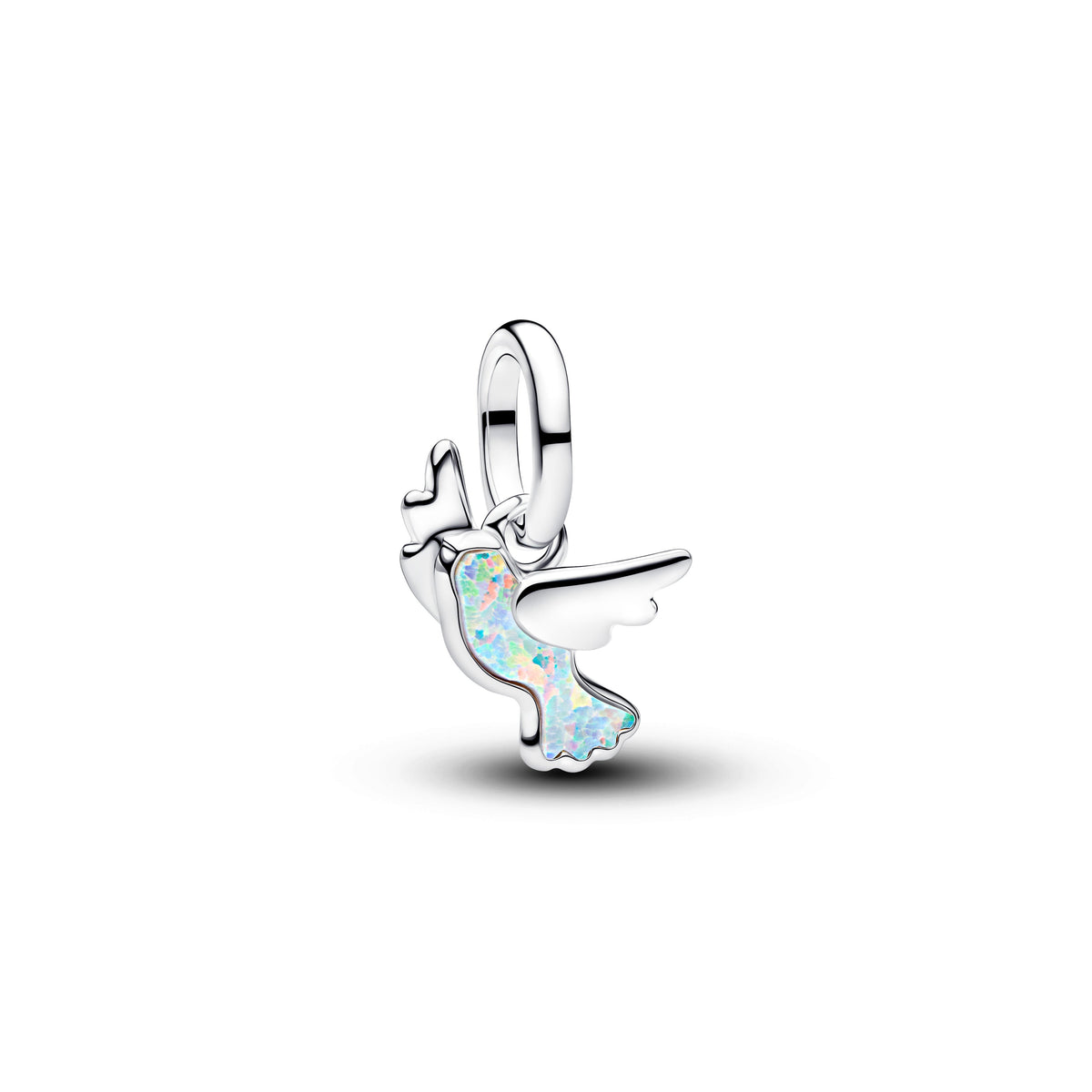 Dangle Charm – Sterling Silver – White Dove Mini