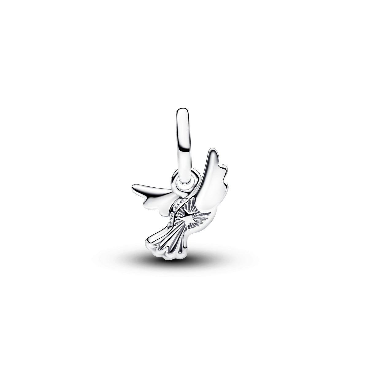 Dangle Charm – Sterling Silver – White Dove Mini