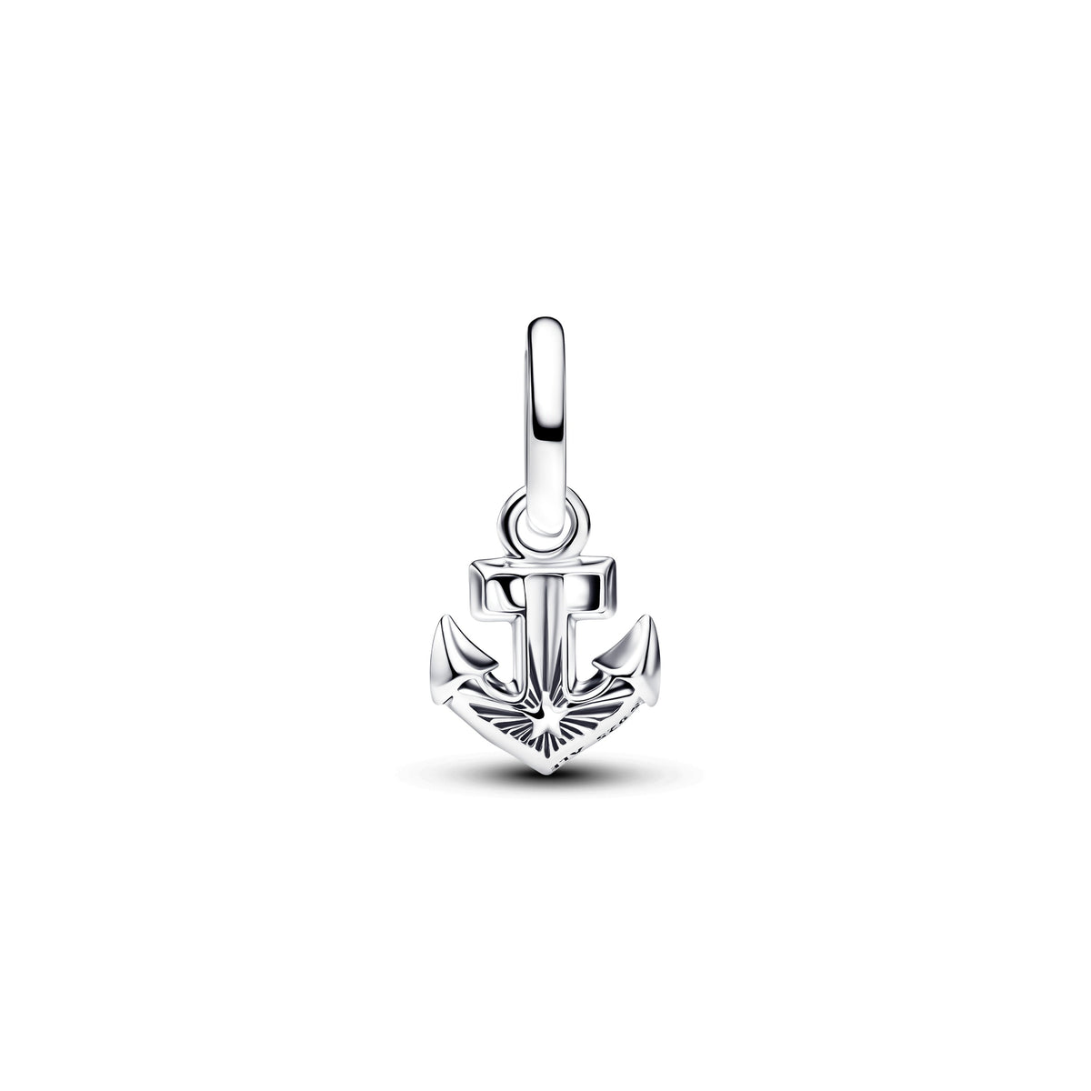 Dangle Charm – Sterling Silver – Blue Anchor Mini