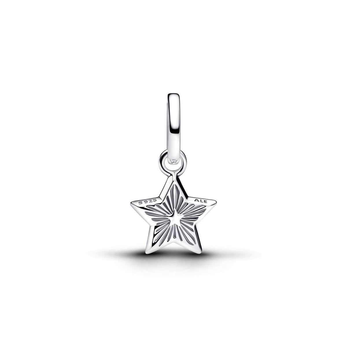 Dangle Charm – Sterling Silver – Blue Star Mini