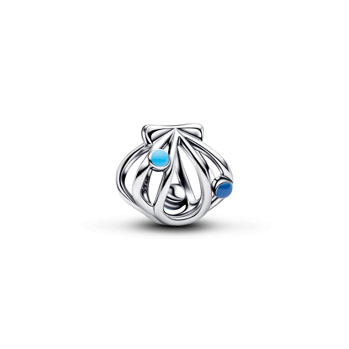 Charm – Sterling Silver – Openwork Shell