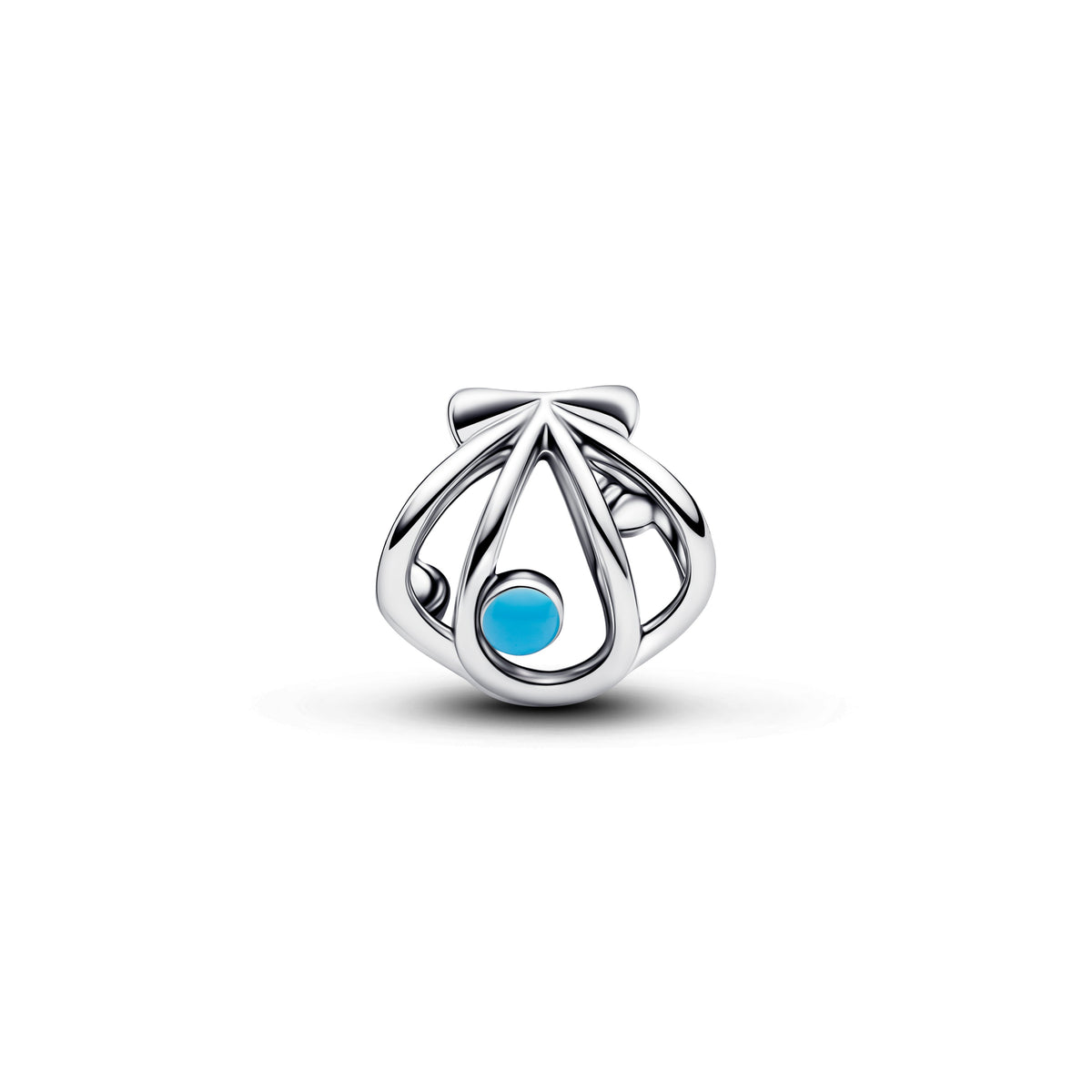 Charm – Sterling Silver – Openwork Shell