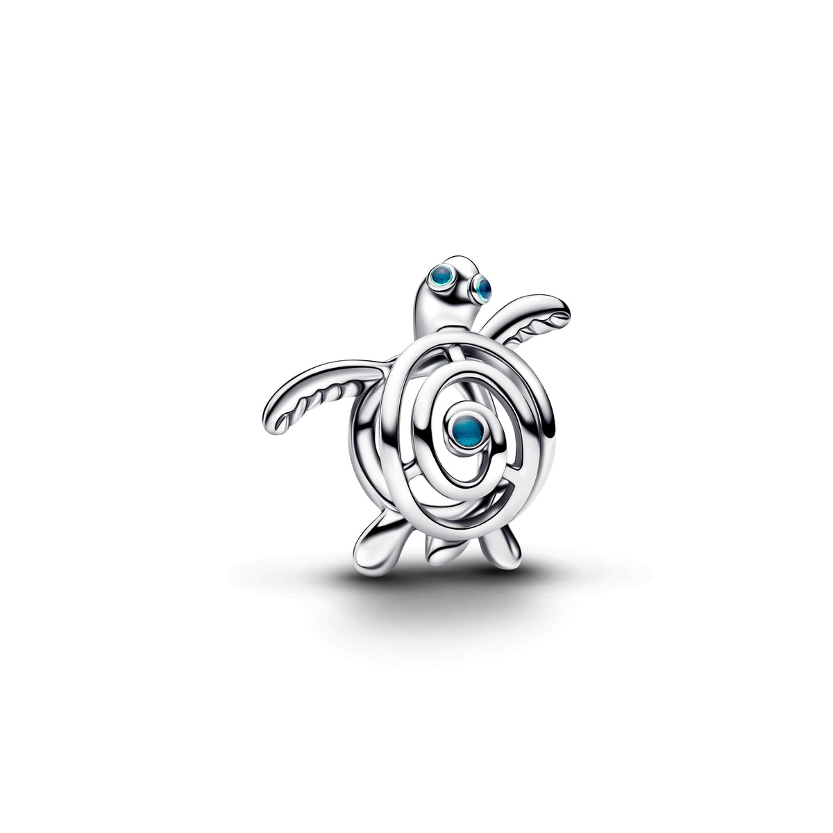 Charm – Sterling Silver – Openwork Sea Turtle