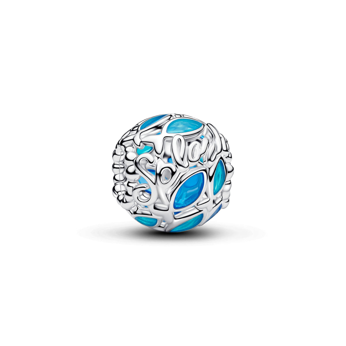 Charm – Sterling Silver – Openwork Swimming Fish