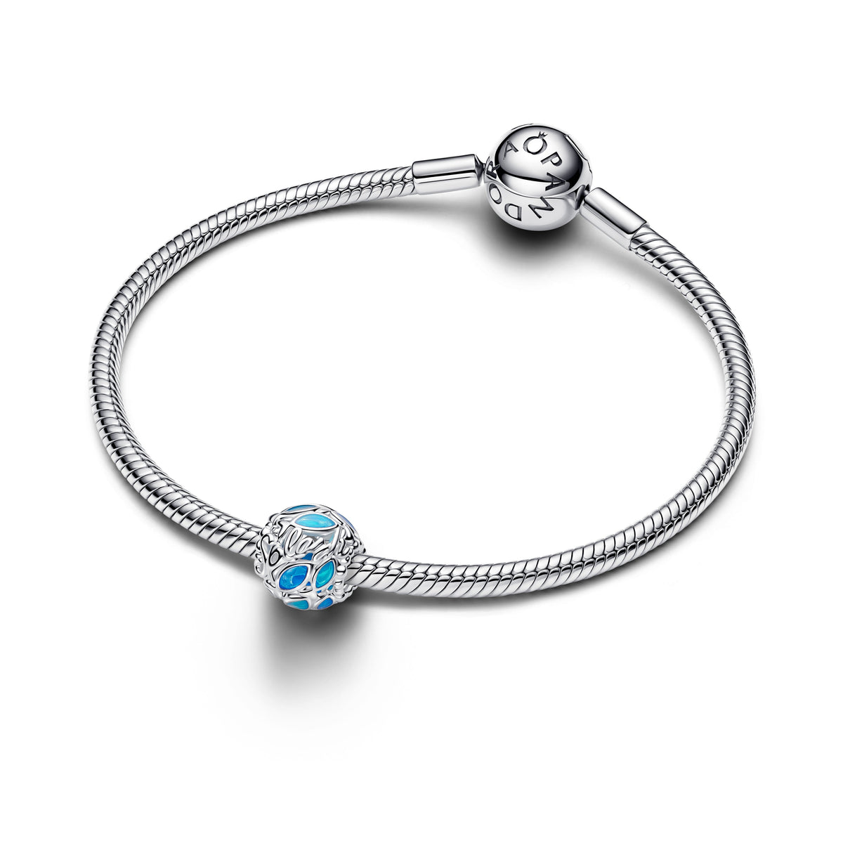 Charm – Sterling Silver – Openwork Swimming Fish