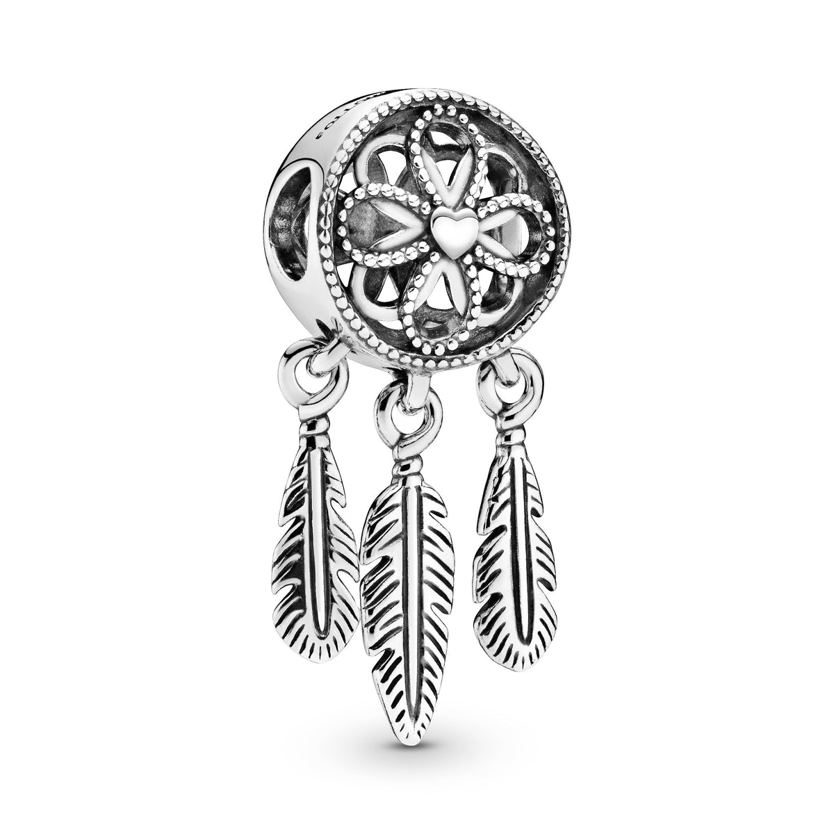 Charm – Sterling Silver – Spiritual Dreamcatcher