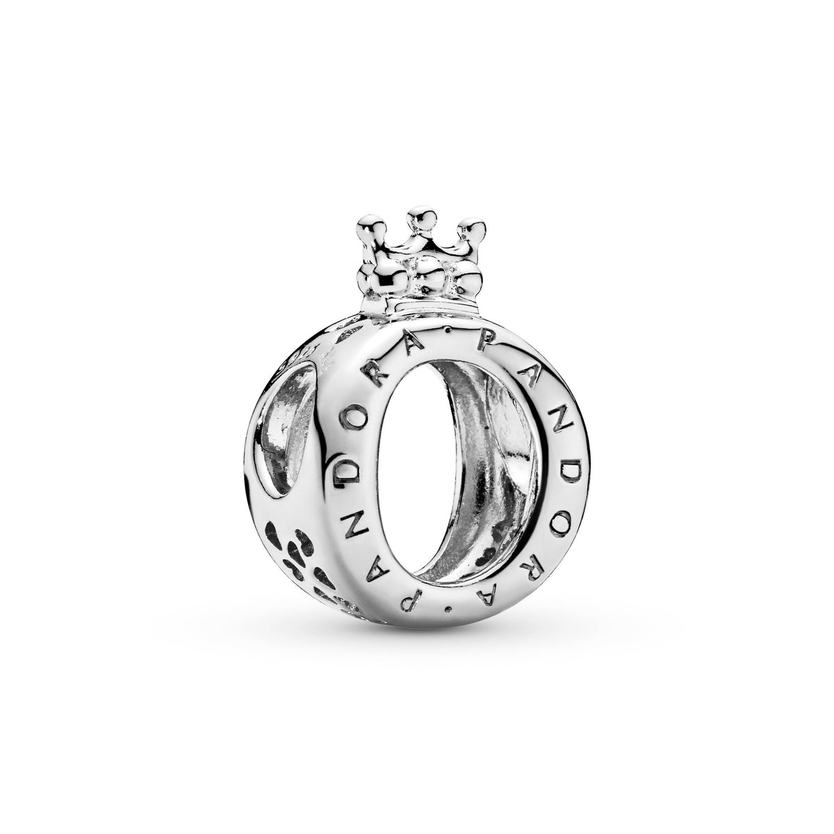 Charm – Sterling Silver – Pandora Crown O Logo