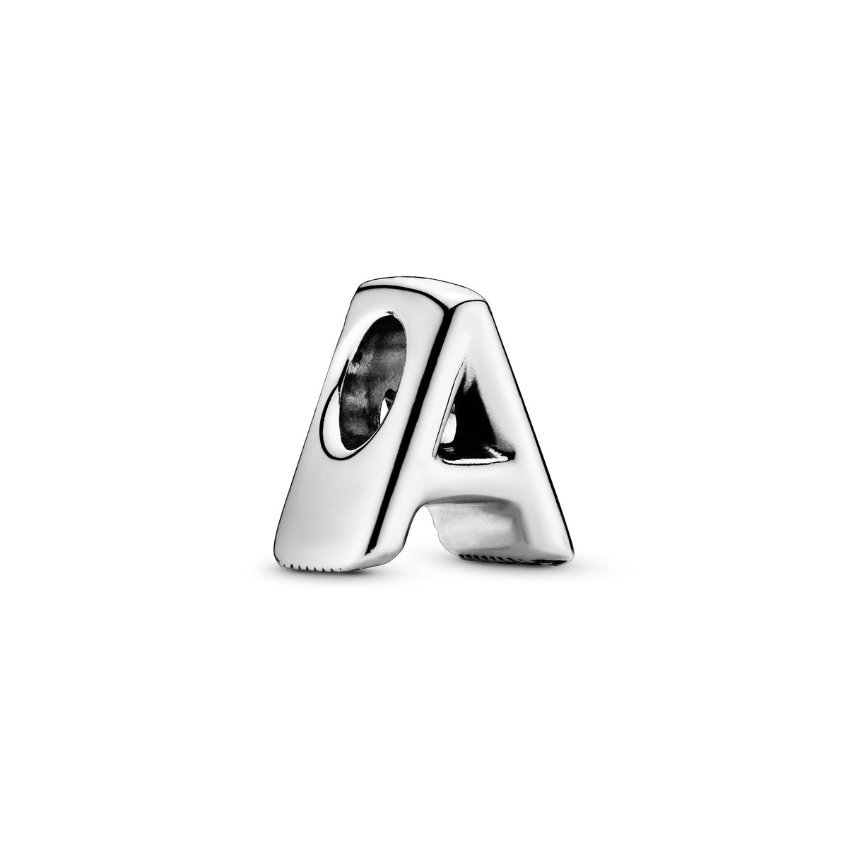 Charm – Sterling Silver – Letter A Alphabet