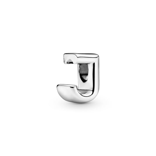 Charm – Sterling Silver – Letter J Alphabet