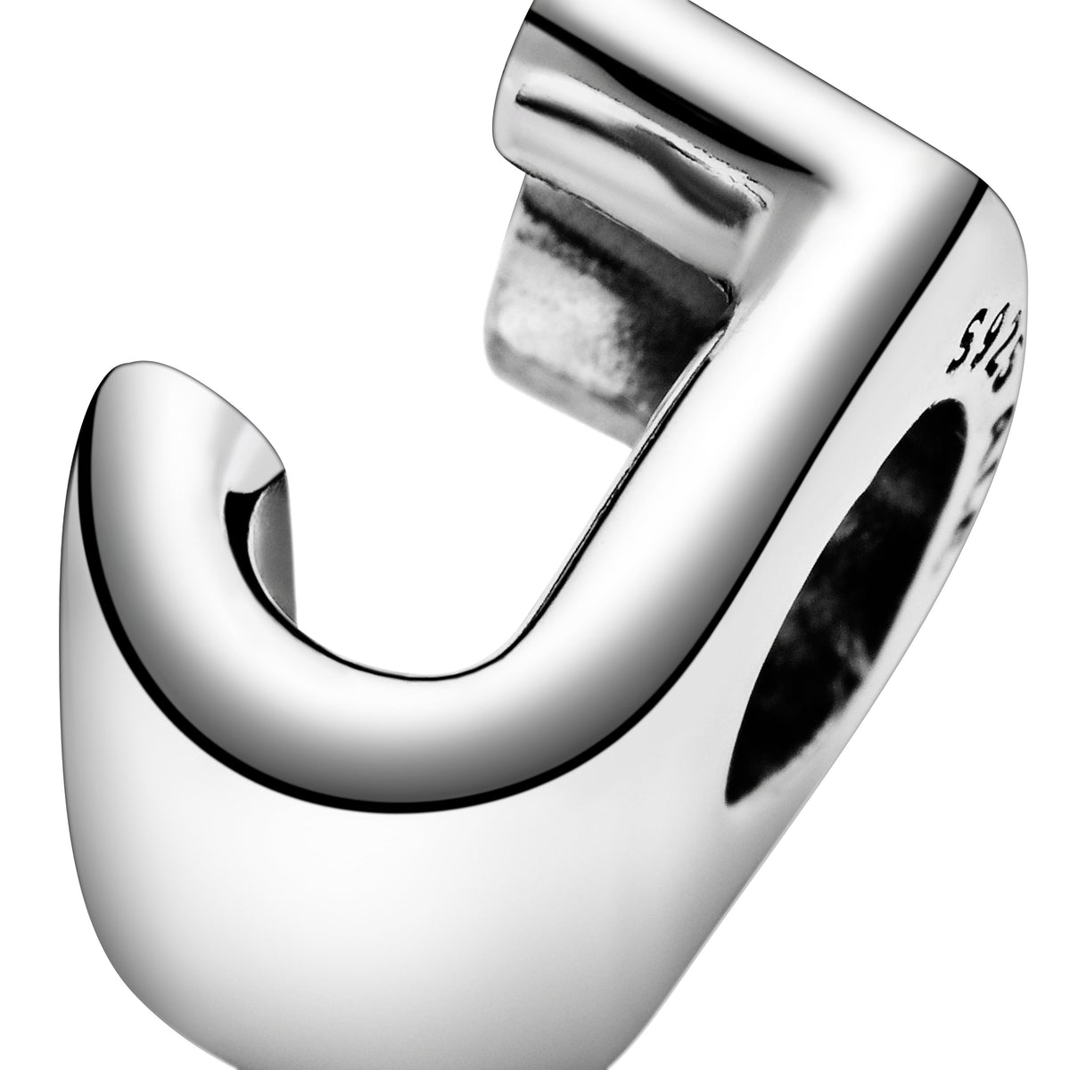 Charm – Sterling Silver – Letter J Alphabet