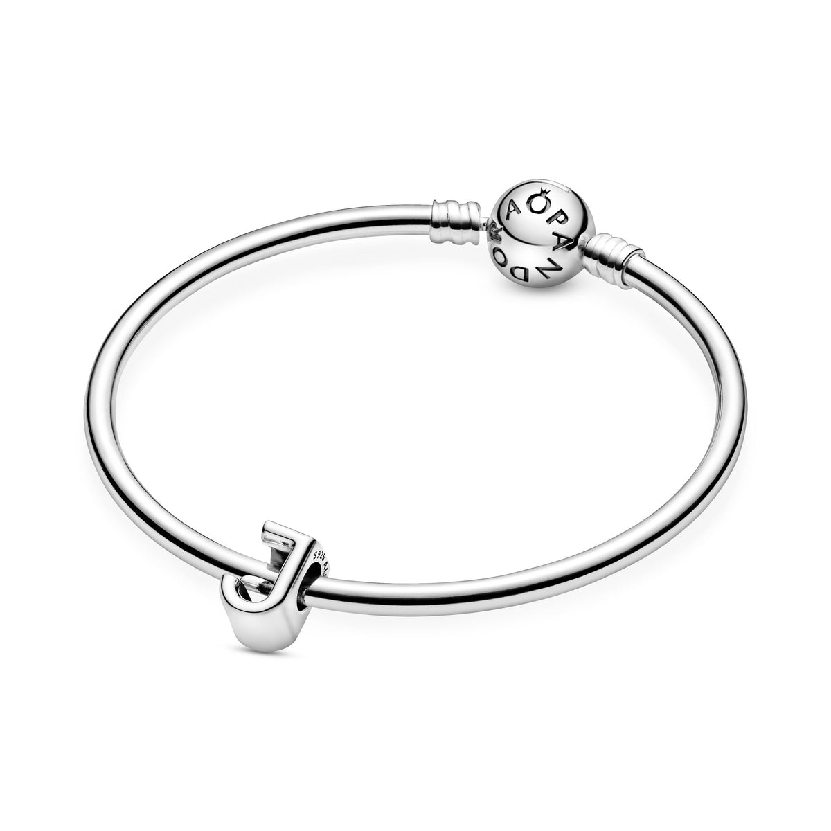 Charm – Sterling Silver – Letter J Alphabet