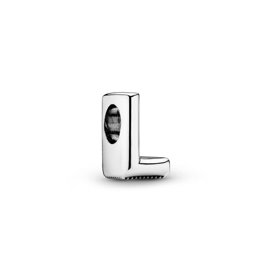 Charm – Sterling Silver – Letter L Alphabet