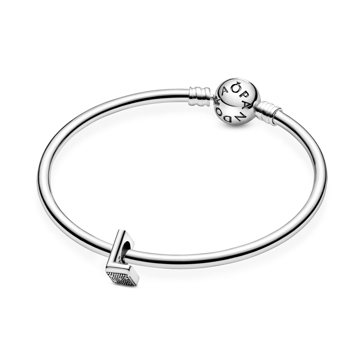 Charm – Sterling Silver – Letter L Alphabet