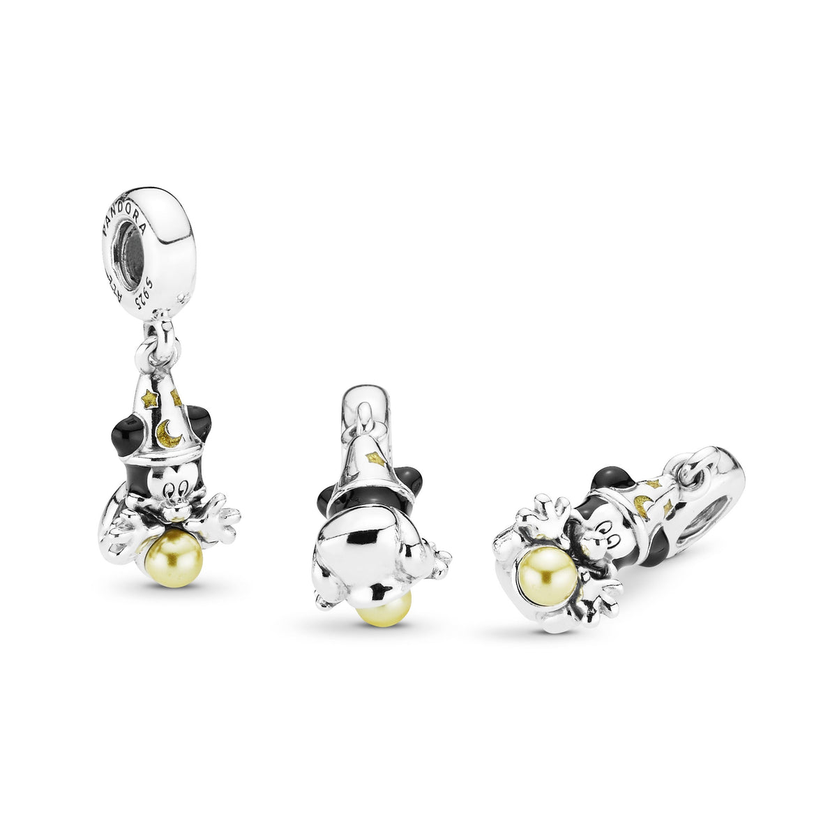 Dangle Charm – Sterling Silver – Disney Fantasia Sorcerer Mickey Mouse