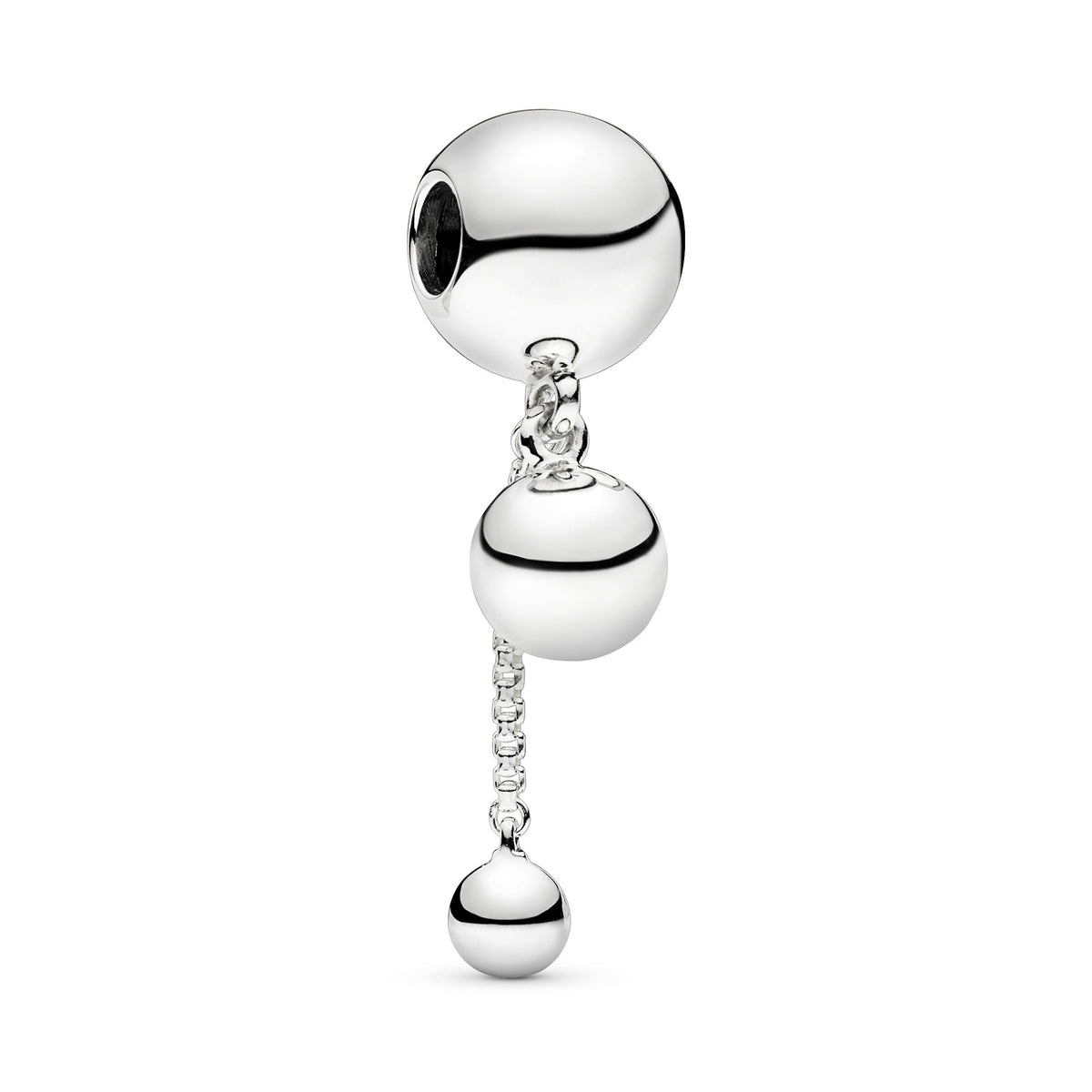 Dangle Charm – Sterling Silver – String of Beads