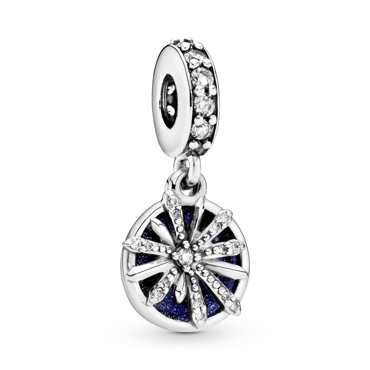 Dangle Charm – Sterling Silver – Dazzling Wishes Fireworks