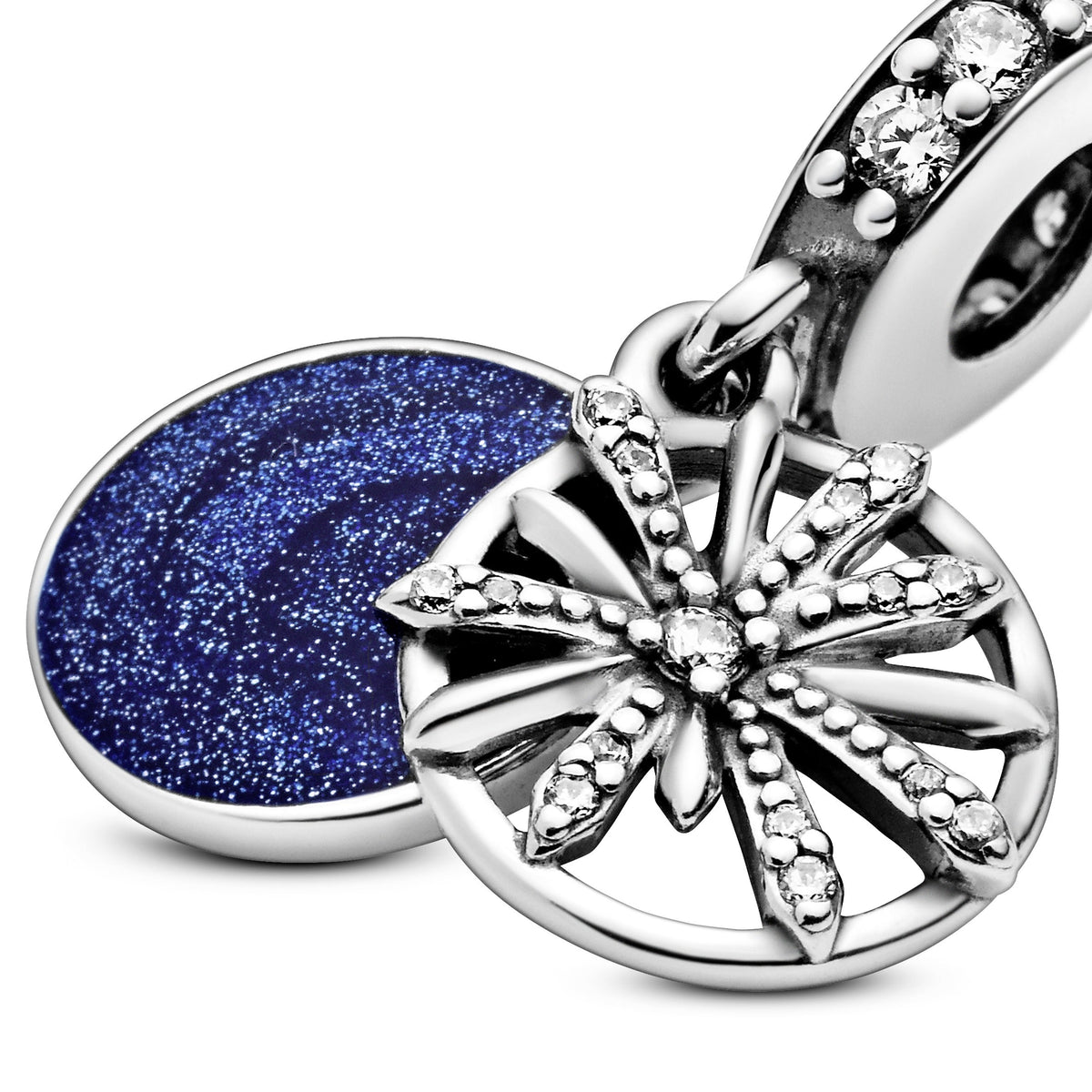 Dangle Charm – Sterling Silver – Dazzling Wishes Fireworks