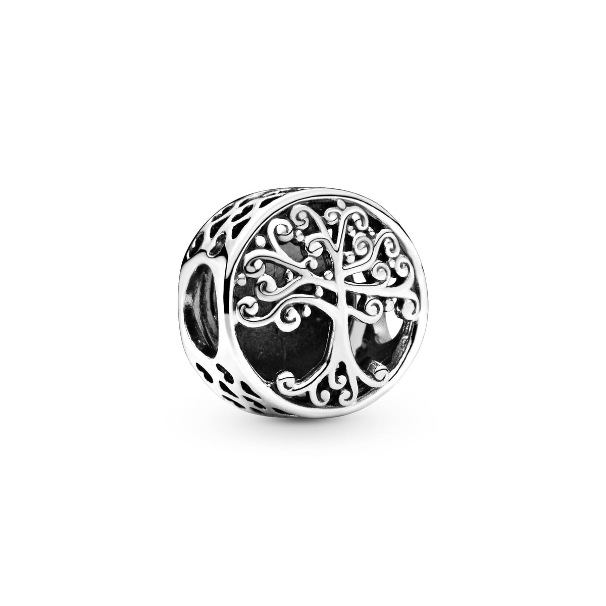 Charm – Sterling Silver – Openwork Family Roots