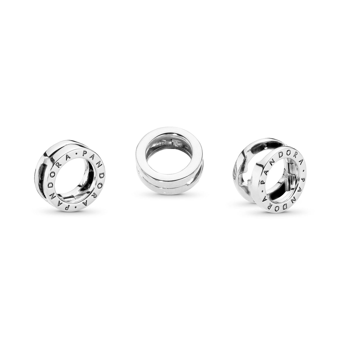Clip Charm – Sterling Silver – Pandora Logo Circle