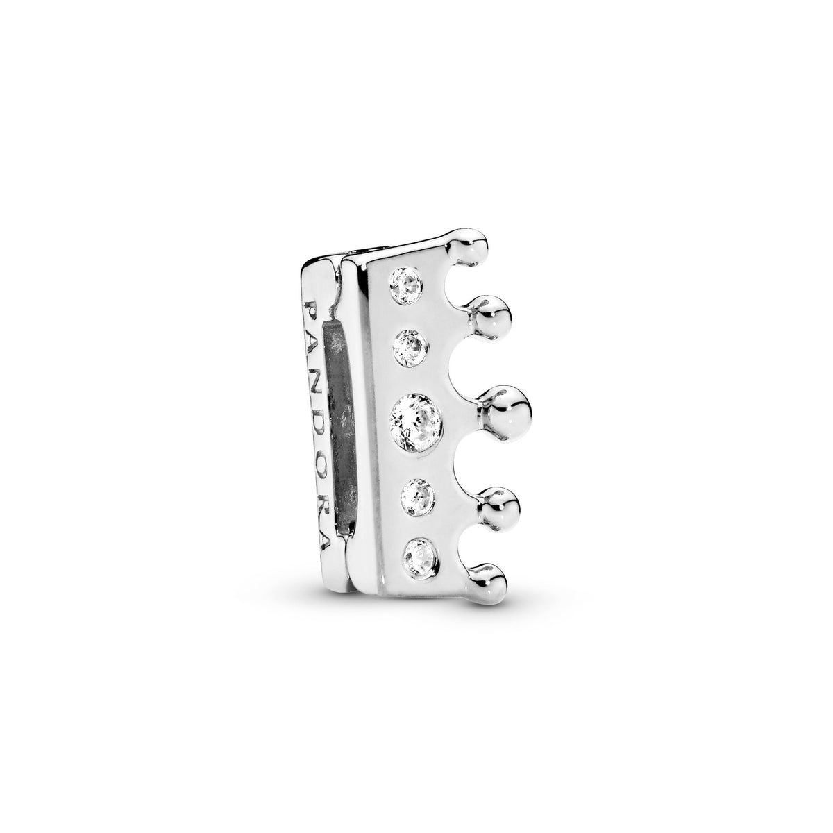 Clip Charm – Sterling Silver – Crown