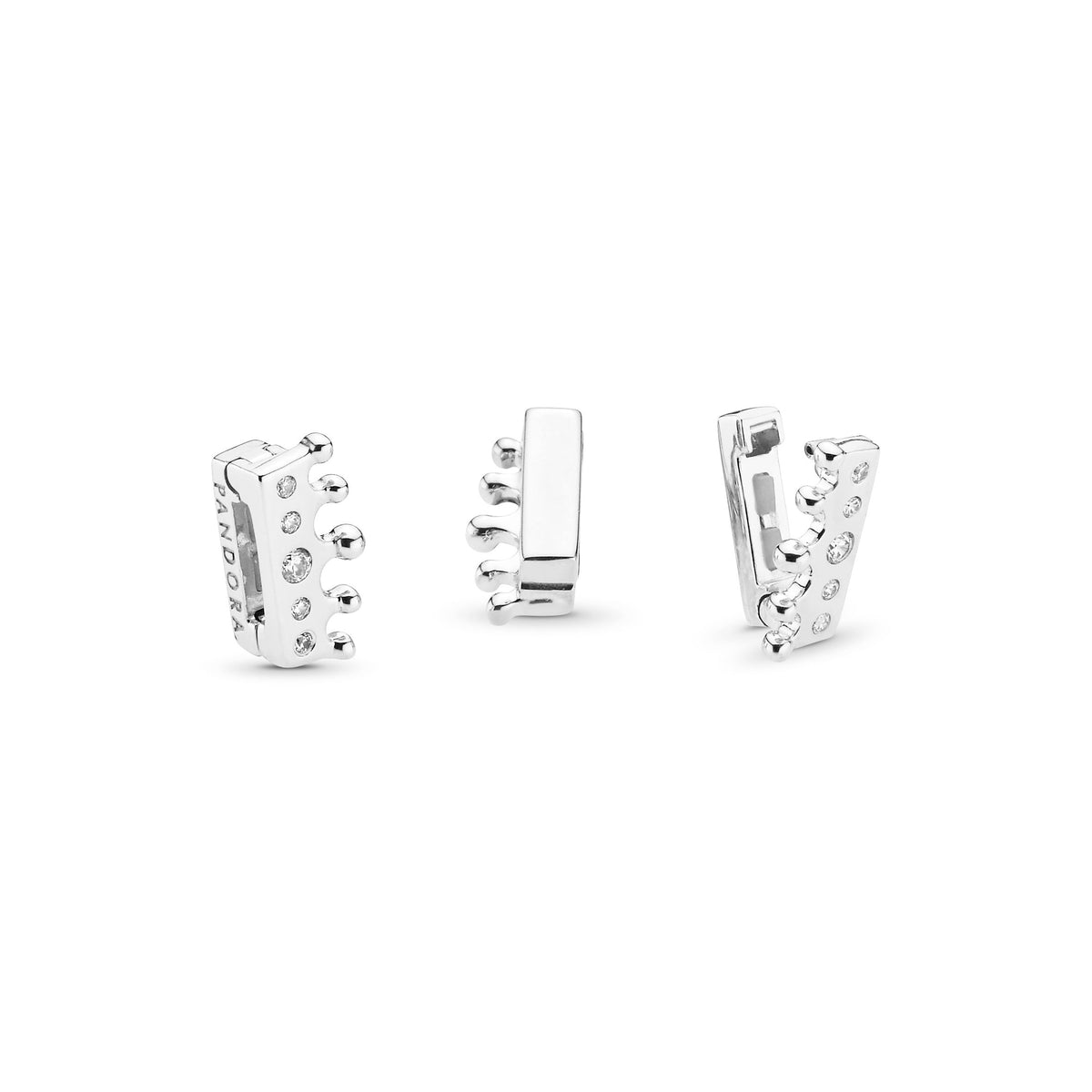 Clip Charm – Sterling Silver – Crown